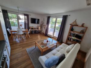 Posezení v ubytování Ferienwohnung Wilde Möwe