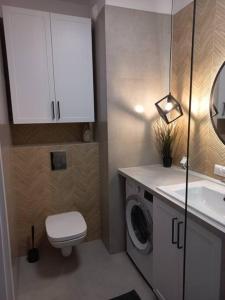 Kúpeľňa v ubytovaní Apartament blisko morza i stadionu Polsat Plus Arena Gdańsk