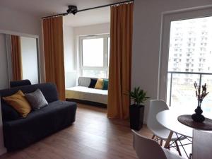Posedenie v ubytovaní Apartament blisko morza i stadionu Polsat Plus Arena Gdańsk