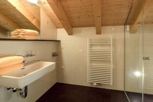 Koupelna v ubytování Aigenberg Appartements