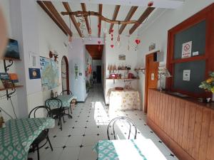 Posezení v ubytování Hostal Ca'n Tiu