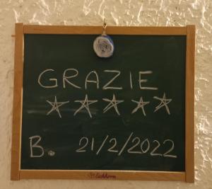 Certifikát, ocenenie alebo iný dokument vystavený v ubytovaní La Grotta