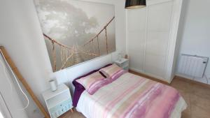 Postel nebo postele na pokoji v ubytování Apartamento moderno en la playa norte de Peñíscola