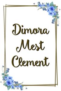 un panneau pour un dîner à côté de fleurs bleues dans l'établissement Dimora Mest Clement, à Fasano