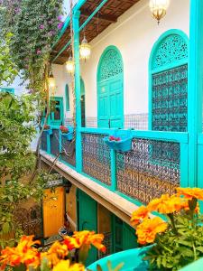 Zahrada ubytování Riad Al Nour