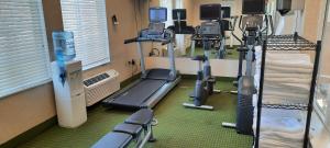 Fitness center at/o fitness facilities sa Holiday Inn Express & Suites New Buffalo, MI, an IHG Hotel