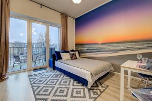 Posteľ alebo postele v izbe v ubytovaní Sunset Studio - Free Parking - Fast Internet - Close to Everything