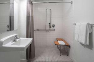 A bathroom at Motel 6-Santa Barbara, CA - State Street