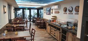 Restaurace v ubytování AVALON ideal gelegen zwischen Europapark und Rulantica