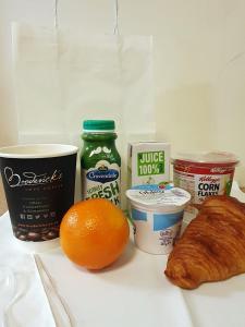an orange and some other ingredients on a counter at Plaza Chorley; Sure Hotel Collection by Best Western in Chorley