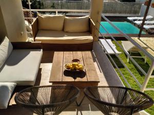 A seating area at casa santa caterina