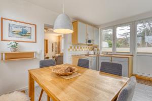 Posezení v ubytování Ferienhaus Waldrose