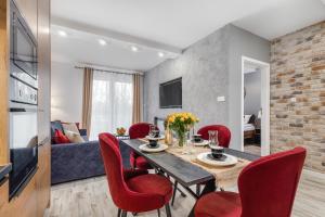 Χώρος καθιστικού στο Seaside Apartamenty Wyspa Solna Kołobrzeg