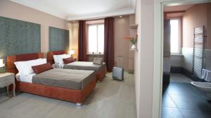 Postel nebo postele na pokoji v ubytování Halex room&food