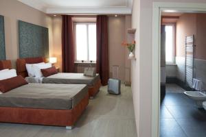Postel nebo postele na pokoji v ubytování Halex room&food