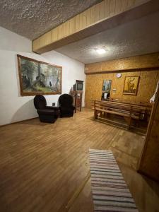 Posezení v ubytování Velyka Gora