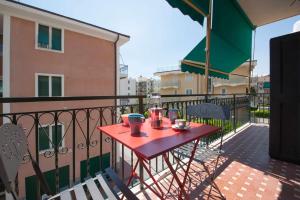 Balkón alebo terasa v ubytovaní Cipriani 5 RivieraHoliday