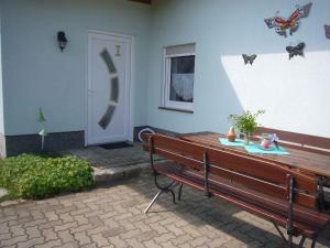 Patio nebo venkovní prostory v ubytování Apartments in Lübben Spreewald 26522