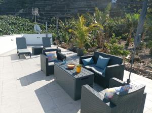 A seating area at Independent house in rural setting