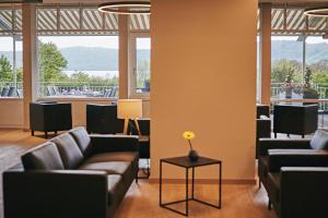 Ein allgemeiner Bergblick oder ein Berglick von des Hotels aus
