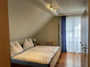 Postel nebo postele na pokoji v ubytování Ferienhaus Leeb