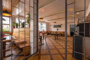Kuchyň nebo kuchyňský kout v ubytování Hotel Bären Niederscherli