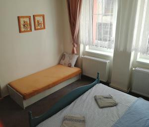 Postel nebo postele na pokoji v ubytování Apartmány Agáta Abertamy