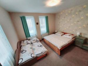 Postel nebo postele na pokoji v ubytování Apartmány Agáta Abertamy
