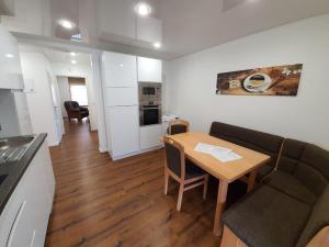 Η κουζίνα ή μικρή κουζίνα στο Monteurwohnung - Handwerkerwohnung