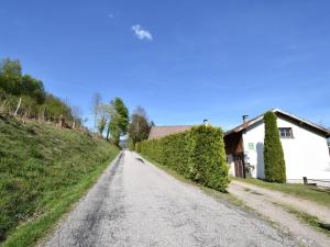 a dirt road next to a house on a hill at Holiday home in Saulxures sur Moselotte in Saulxures-sur-Moselotte