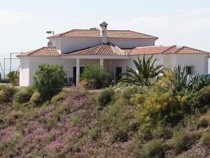 A garden outside Holiday Home in Arenas with Private Pool