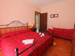 A bed or beds in a room at Apartment in Marche with Pool Access
