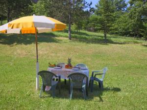 A garden outside Apartment in Marche with Pool Access