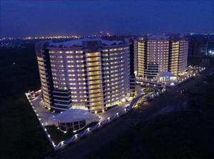 Budova, kde se aparthotel nachází