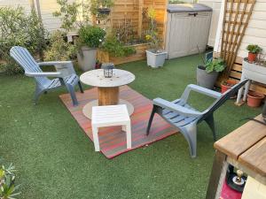 Zahrada ubytování Mobile Homes Sous le Soleil
