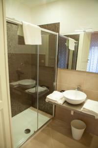 Koupelna v ubytování CasaPaola b&b Rooms