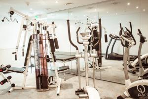 Fitness centrum a/nebo fitness zařízení v ubytování Hotel Limmerhof
