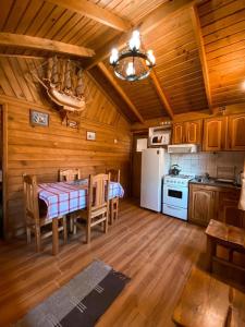 Η κουζίνα ή μικρή κουζίνα στο CABAÑAS MANOLO