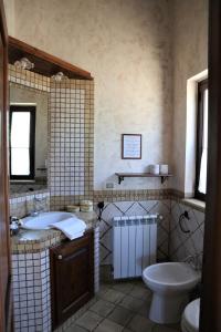 Koupelna v ubytování B&B Villa Giusy