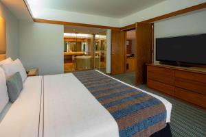 Uma TV ou centro de entretenimento em Sonesta Hotel El Olivar