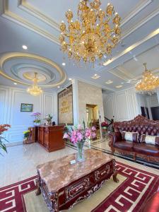 Istumisnurk majutusasutuses Crown Dalat Hotel