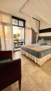 Voodi või voodid majutusasutuse Palmazul Hotel & Spa toas
