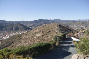 a trail on the side of a mountain at Villa Rosada - luxurious 3-bedroom villa with garden and pool in Cantoria