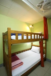 Voodi või voodid majutusasutuse Center.Center Hostel toas