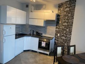 Kuchyňa alebo kuchynka v ubytovaní Apartament Gorzów