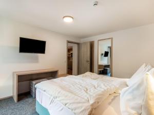 Posteľ alebo postele v izbe v ubytovaní Apartment in Wald near Zillertal Ski Area