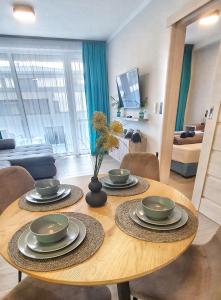 Posezení v ubytování Marina Apartment by Dora