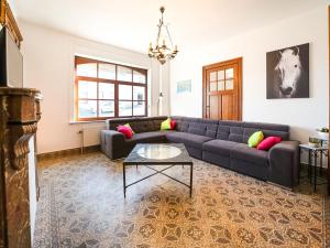 A seating area at Vintage Holiday Home in Frasnes with Garden