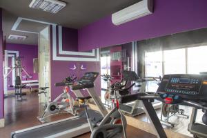 Fitness centrum a/nebo fitness zařízení v ubytování Lobie Botafogo Privilege
