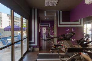 Fitness centrum a/nebo fitness zařízení v ubytování Lobie Botafogo Privilege